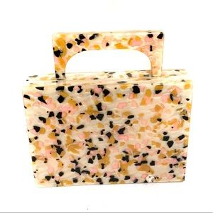 New w/ Tags Urban Expressions Hard Cased Clutch